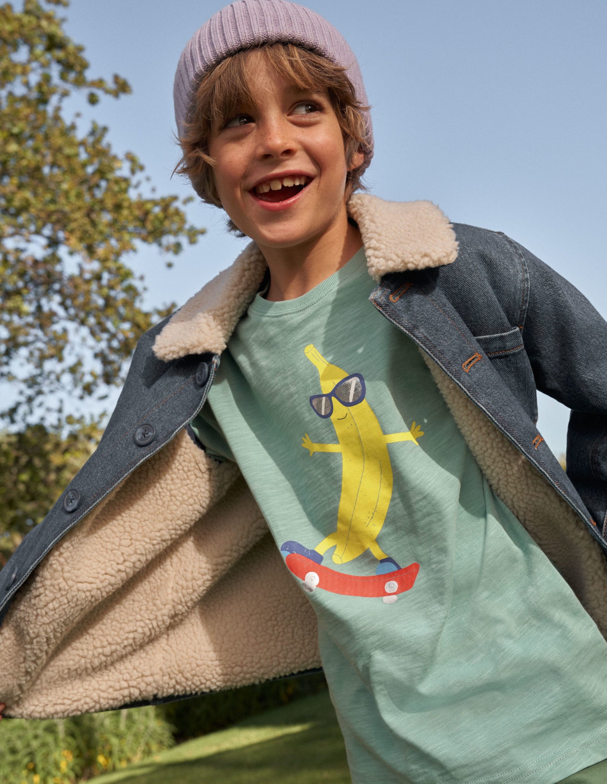 Printed Humour T-shirt-Hot Spring Banana-5