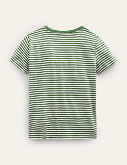 Funny Appliqué T-shirt-Safari/Ivory Bee-2