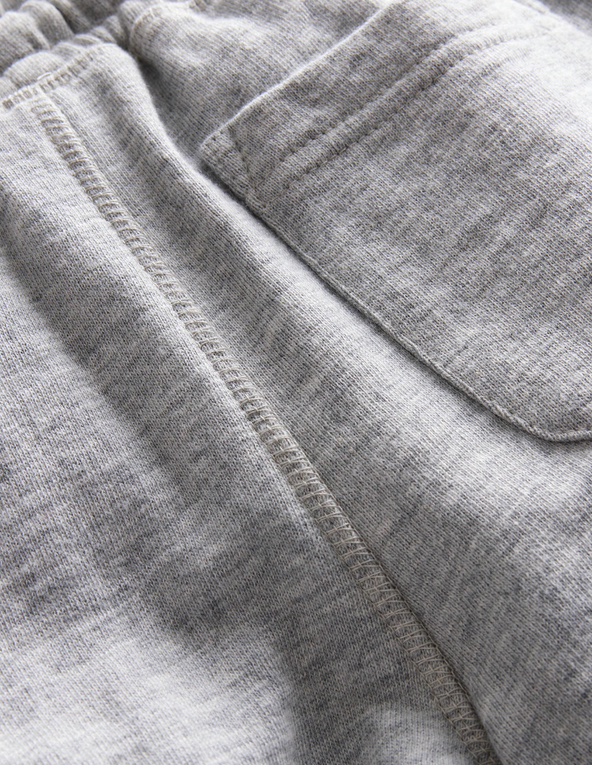 Slub Cargo Joggers-Grey Marl - Image 3
