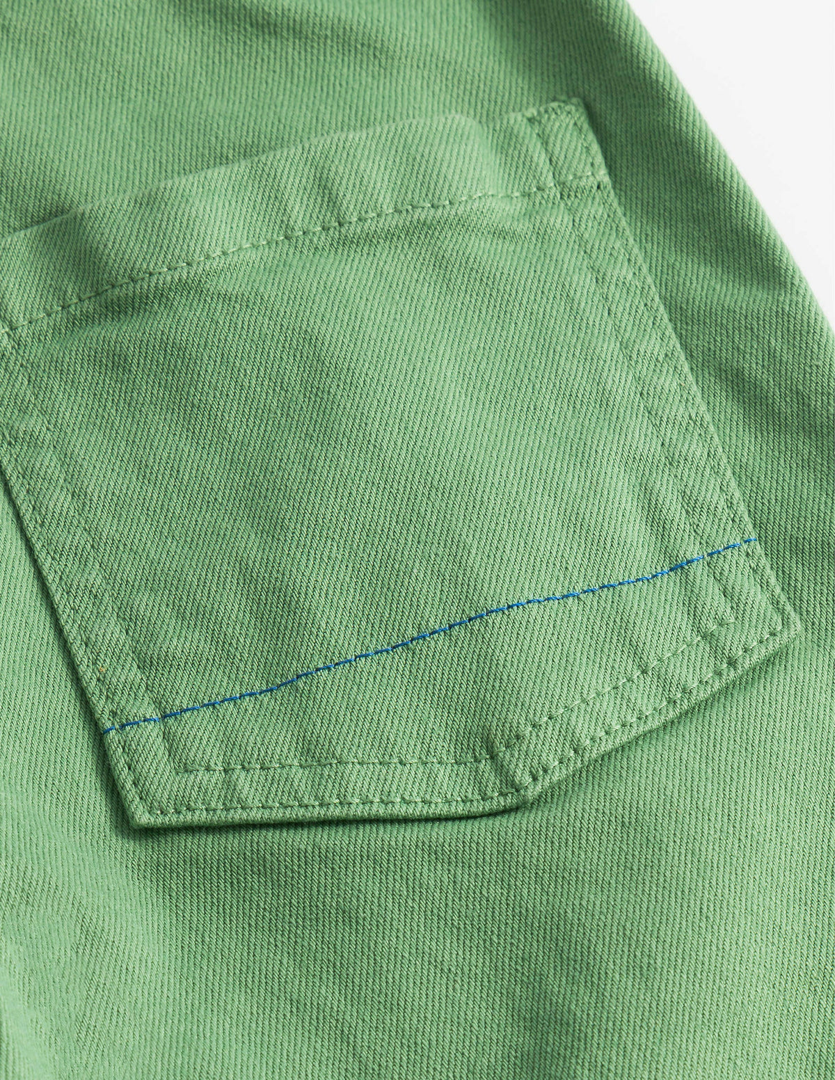 Relaxed Pocket Trousers-Deep Grass Green - Image 3
