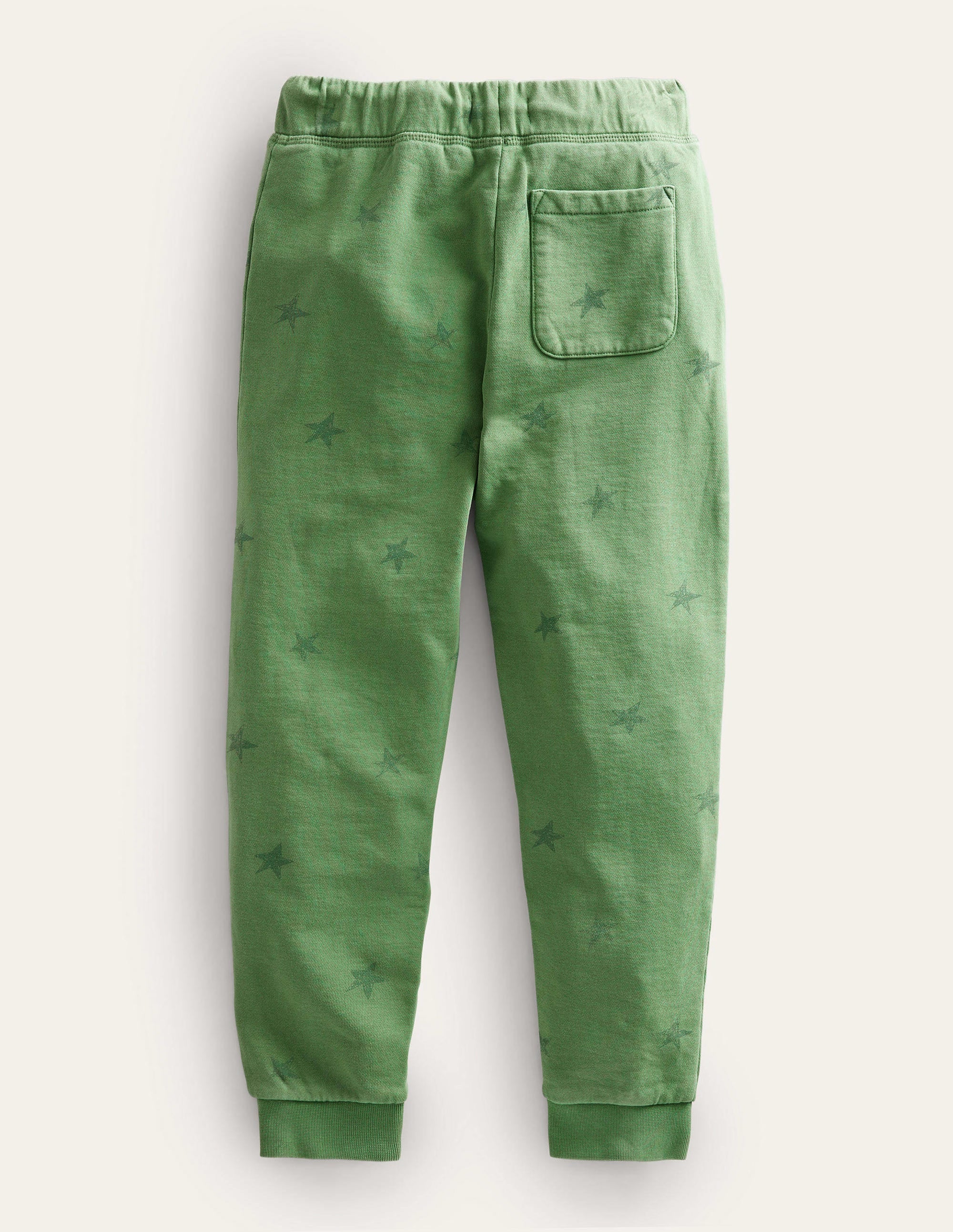 Printed Garment Dye Joggers-Safari Green Scribble Star - Image 2