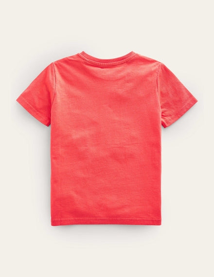 Appliqué Textured T-shirt-Jam Frogs