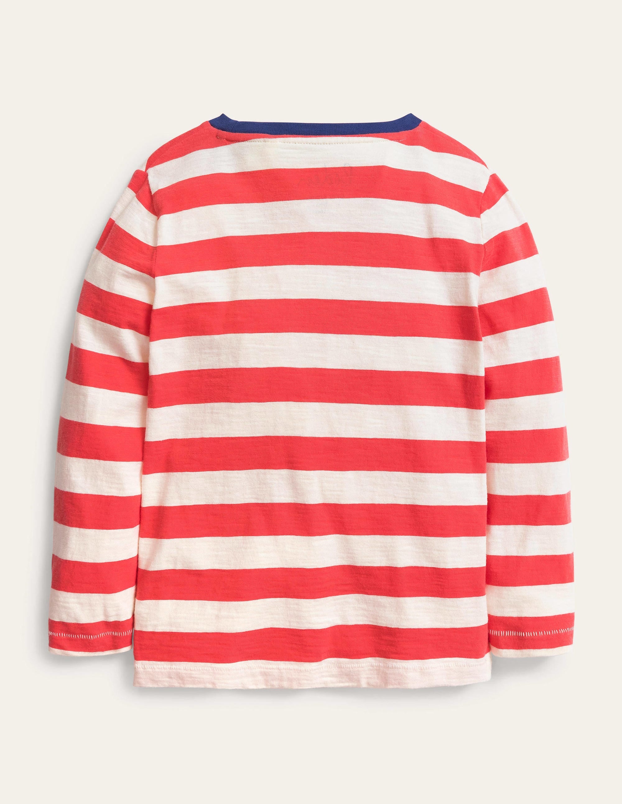 Long-sleeved Washed T-shirt-Jam /Vanilla pod - Image 2