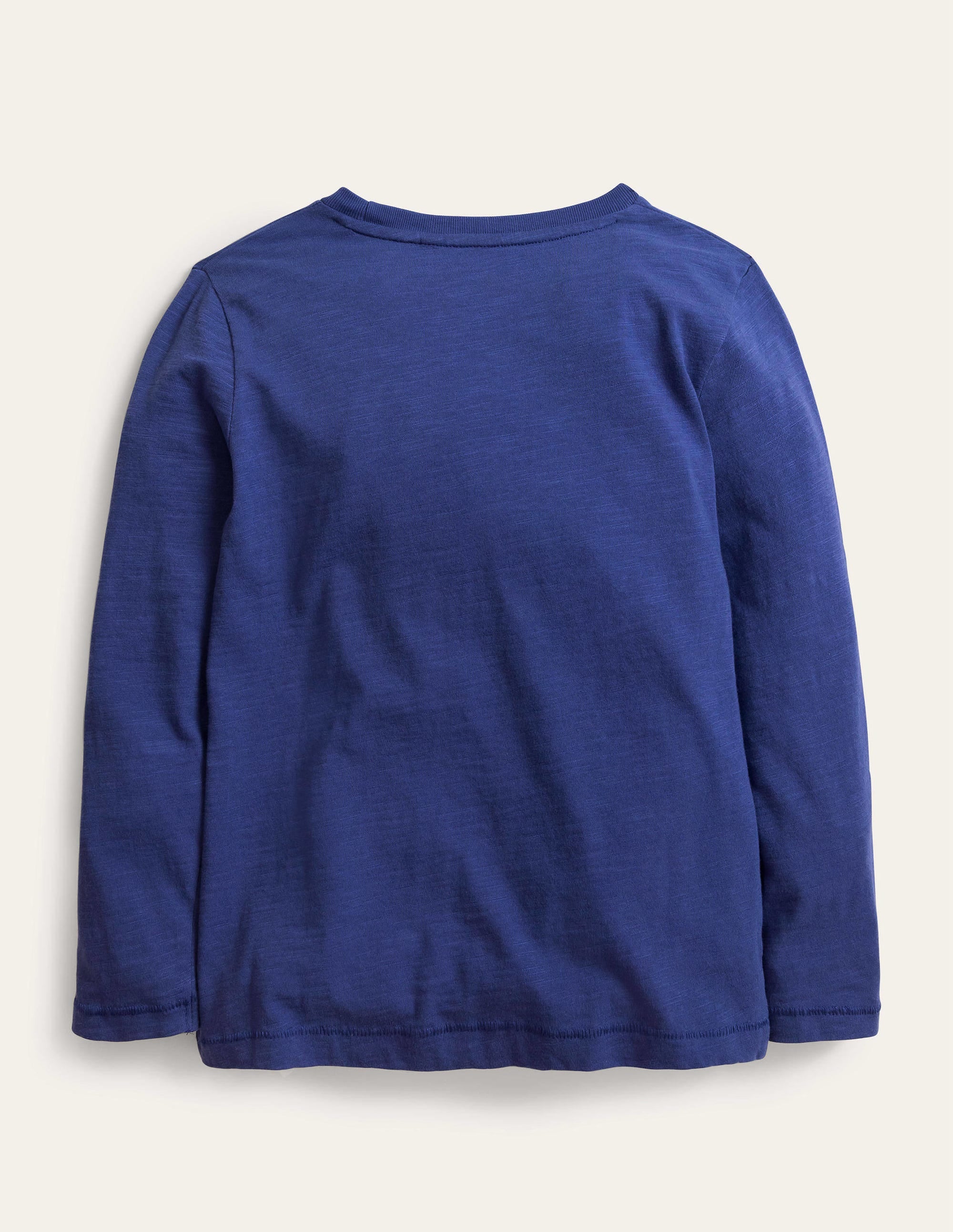 Long-sleeved Washed T-shirt-Starboard Blue - Image 2