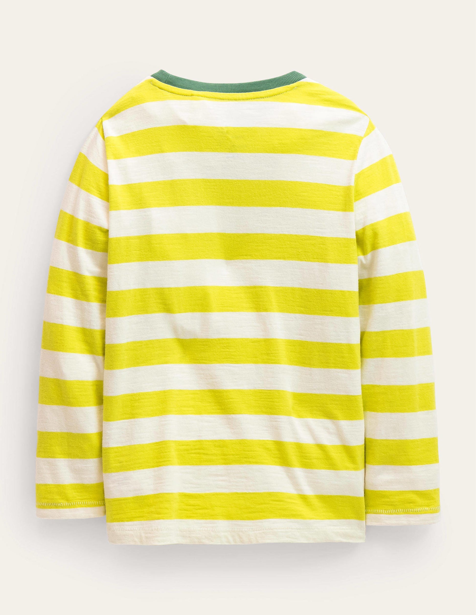 Long-sleeved Washed T-shirt-Gooseberry/Vanilla pod-2