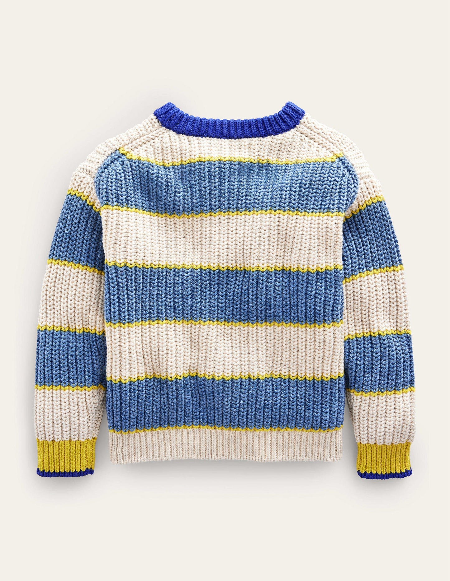 Dropped Shoulder Rib Jumper-Multi