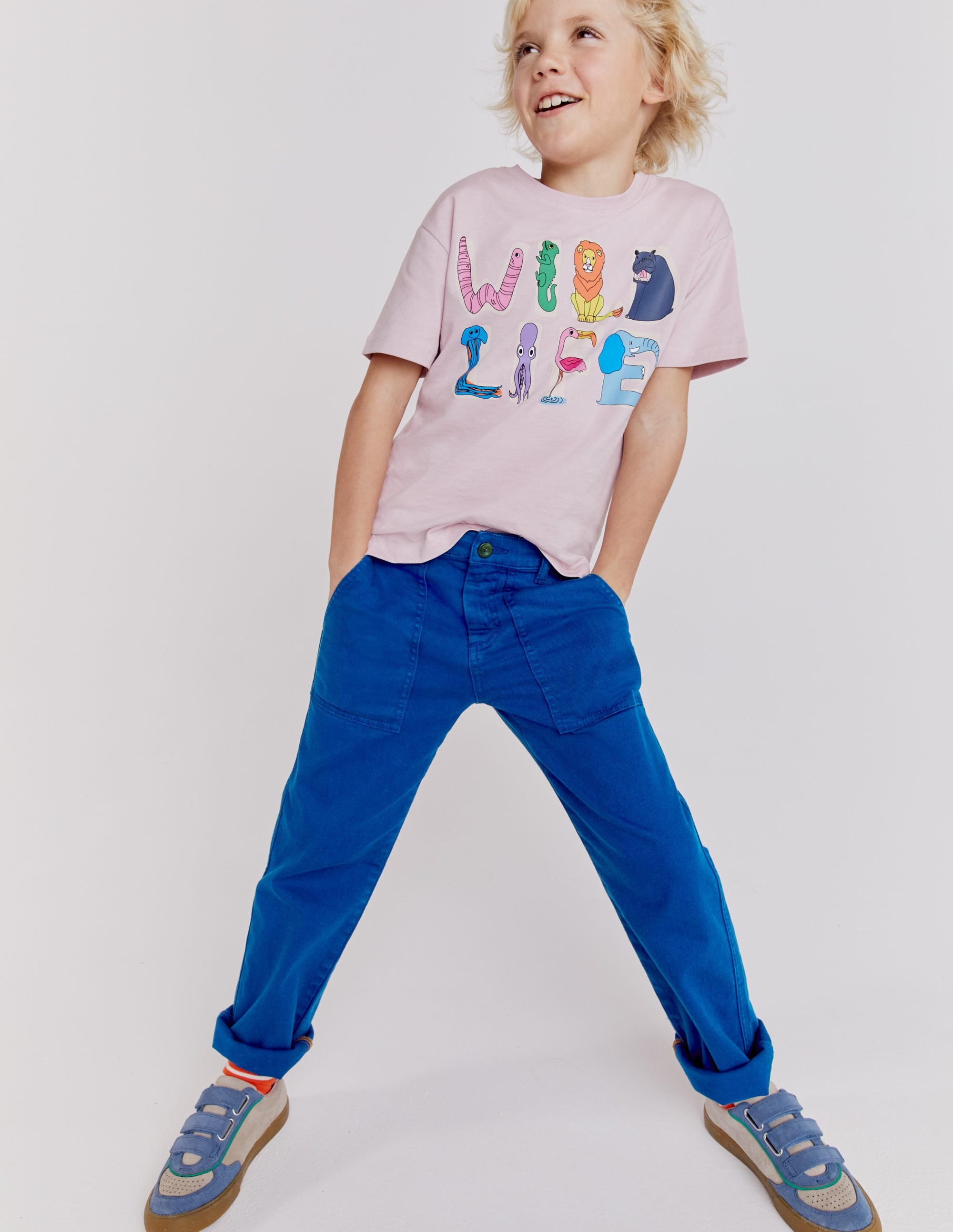 Classic Chinos-Washed Brilliant Blue - Image 4