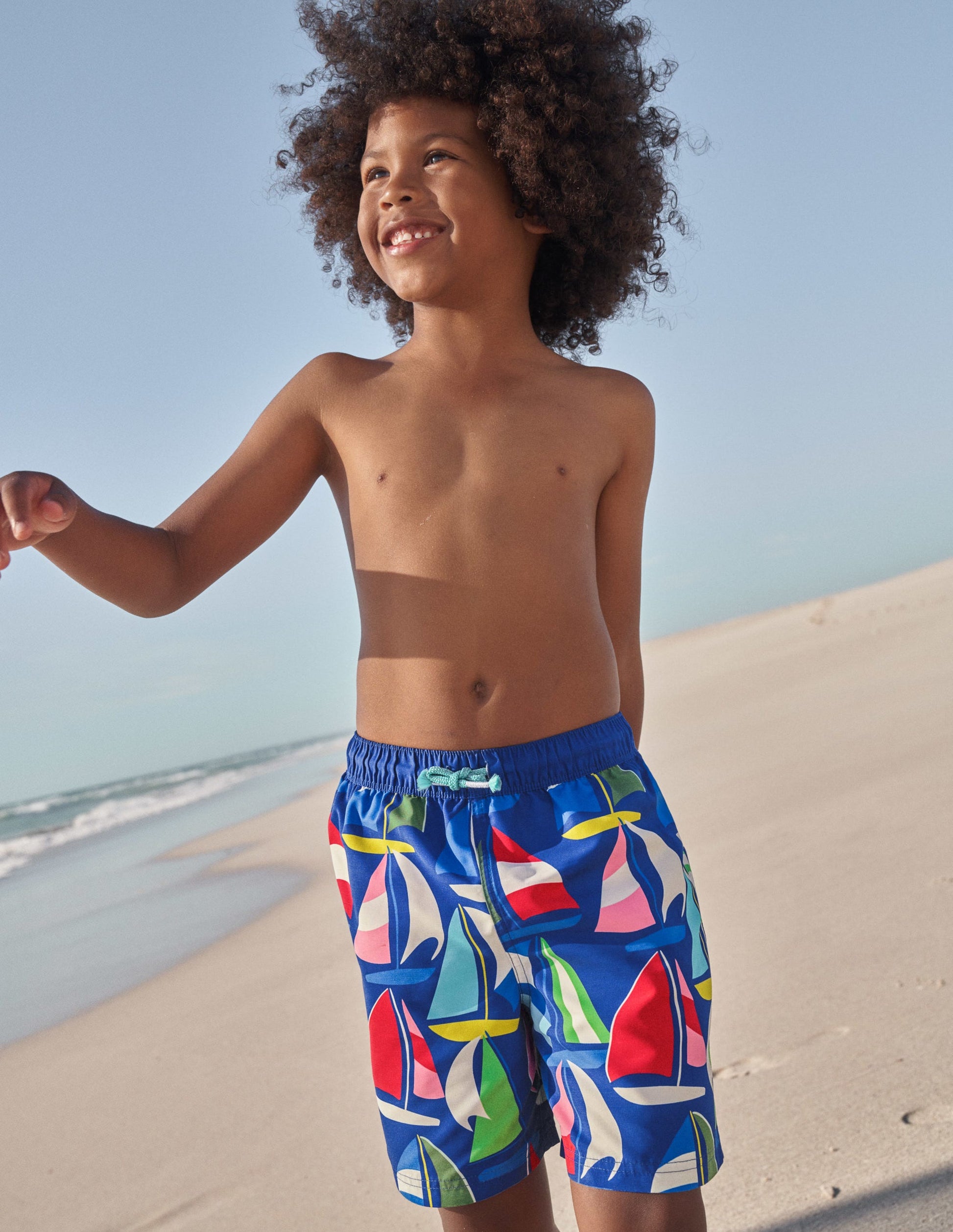 Swim Shorts-Aqua Bananas-4