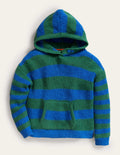 Supersoft Hoodie-Bright Blue Stripe