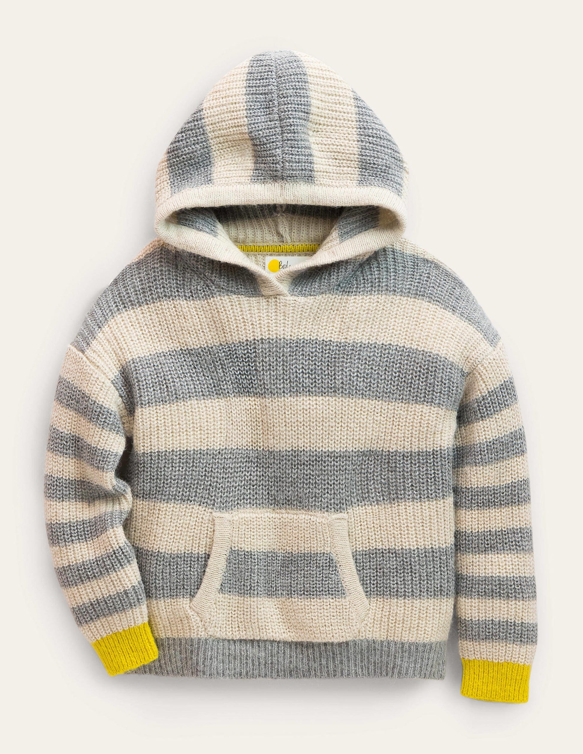 Supersoft Hoodie-Grey Marl Stripe-1