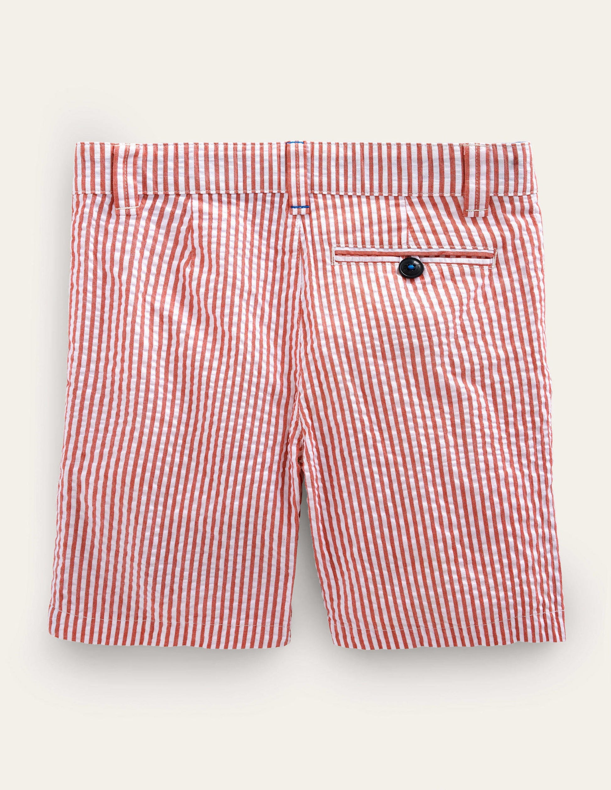 Seersucker Shorts-Jam Red/Ivory Stripe-2