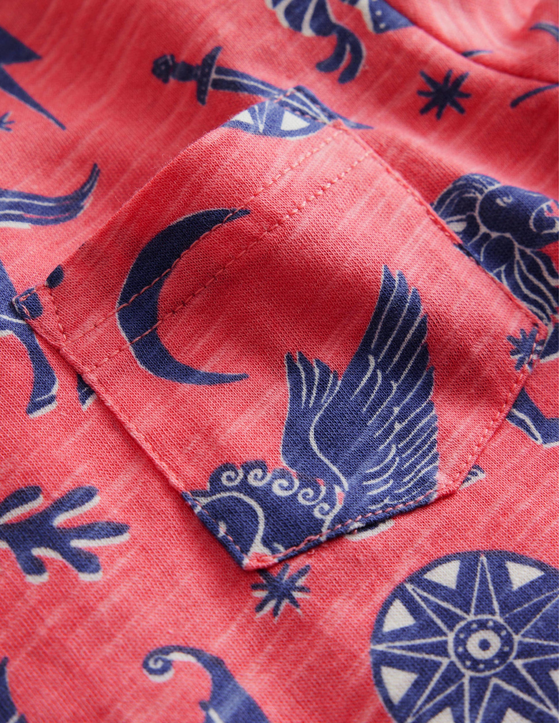 All-over Printed T-Shirt-French Pink-3
