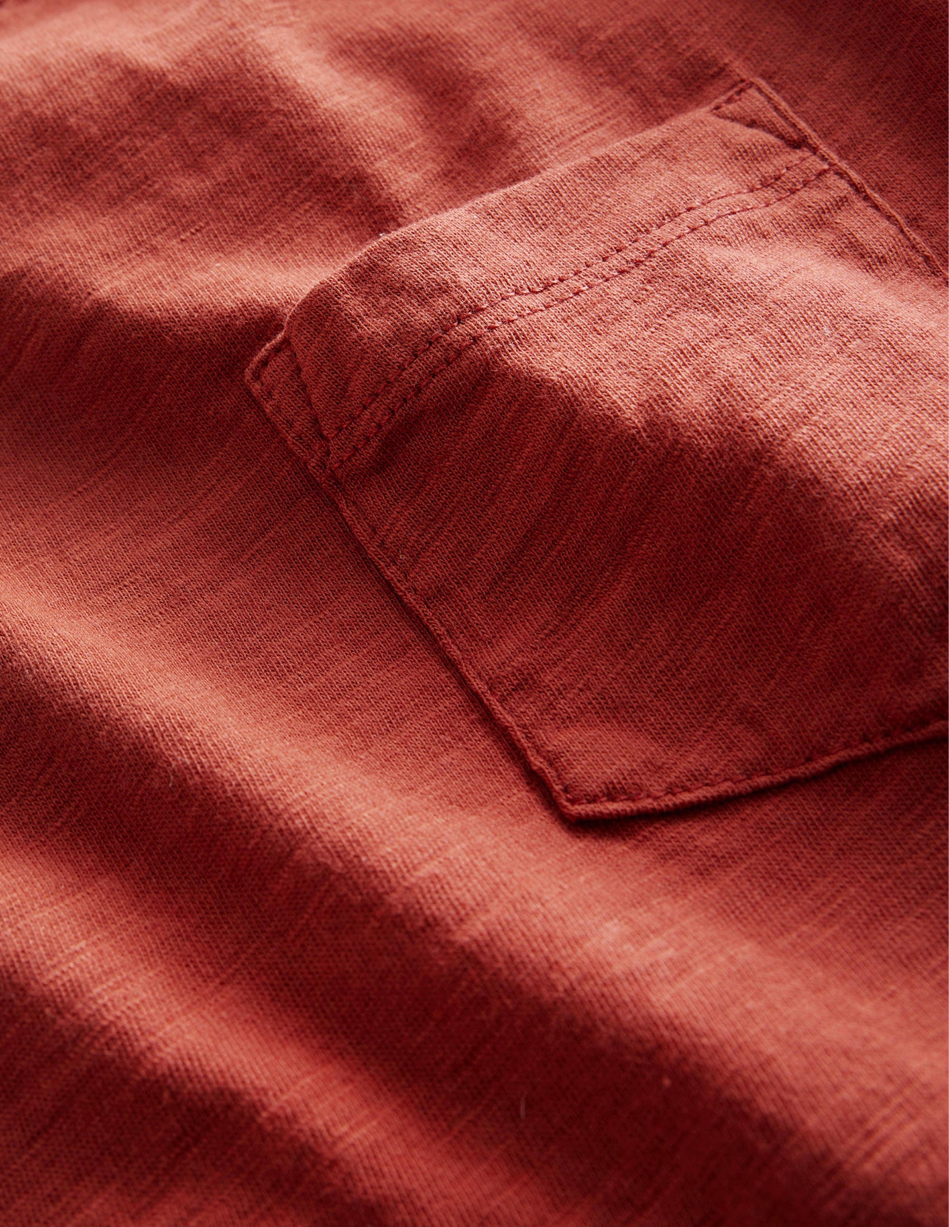 Washed Slub T-shirt-Roasted Chesnut-3