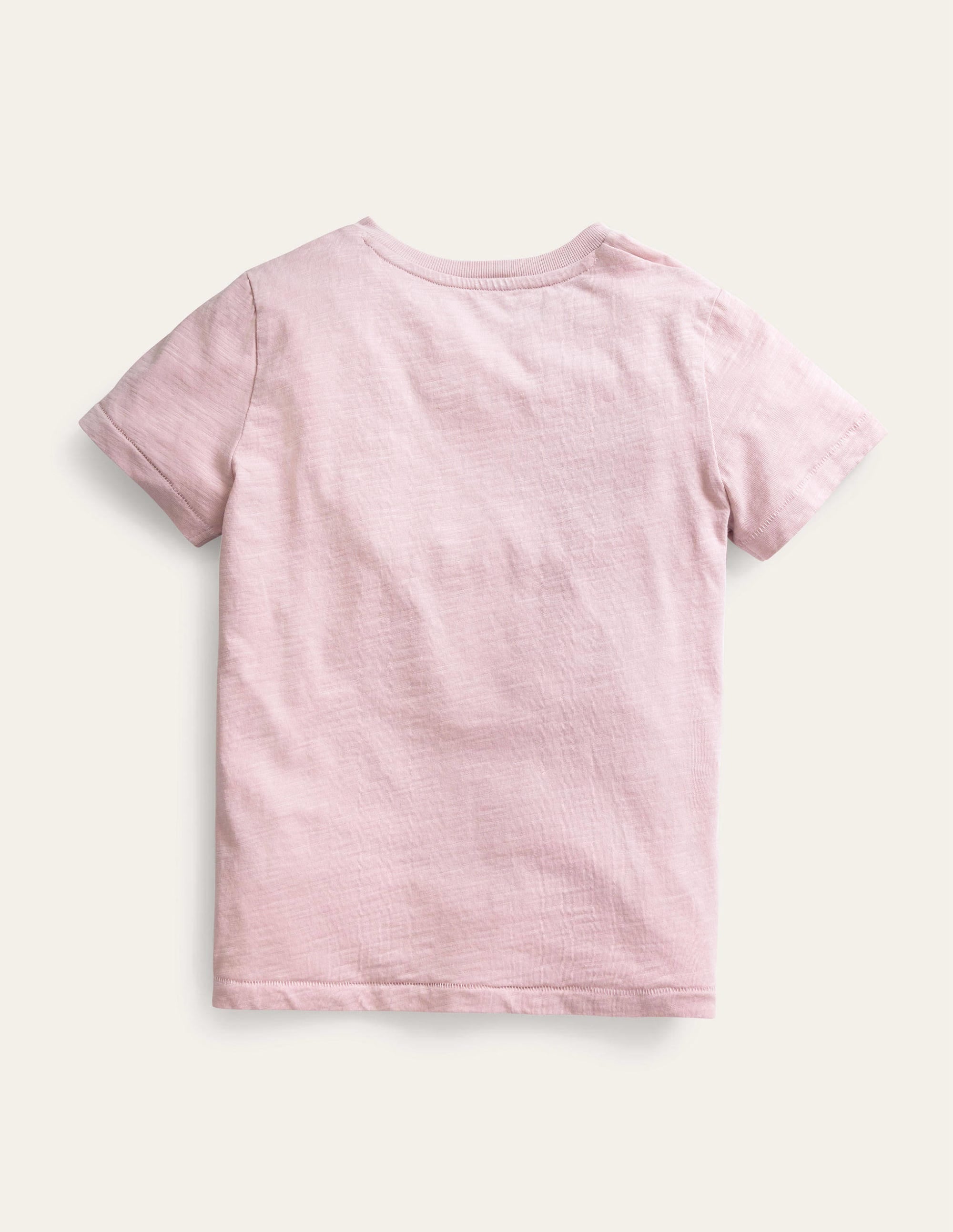Washed Slub T-shirt-French Pink - Image 2