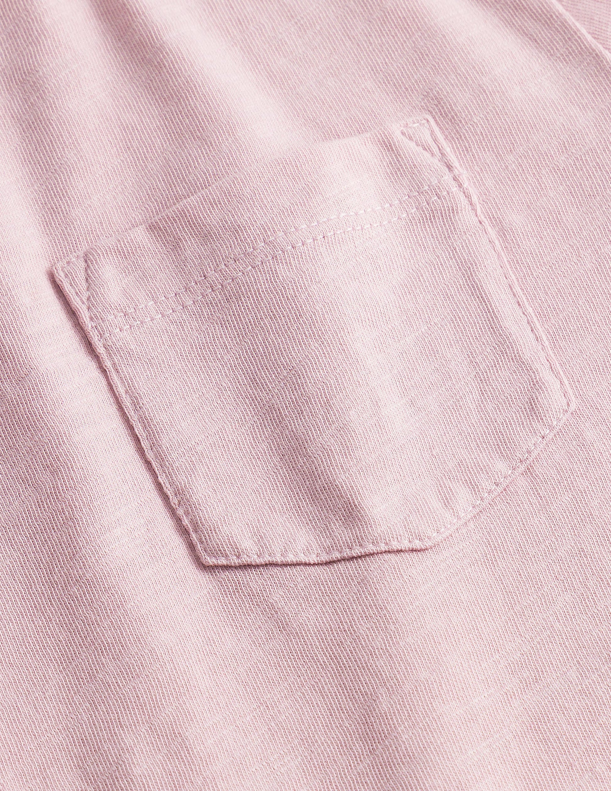 Washed Slub T-shirt-French Pink-3