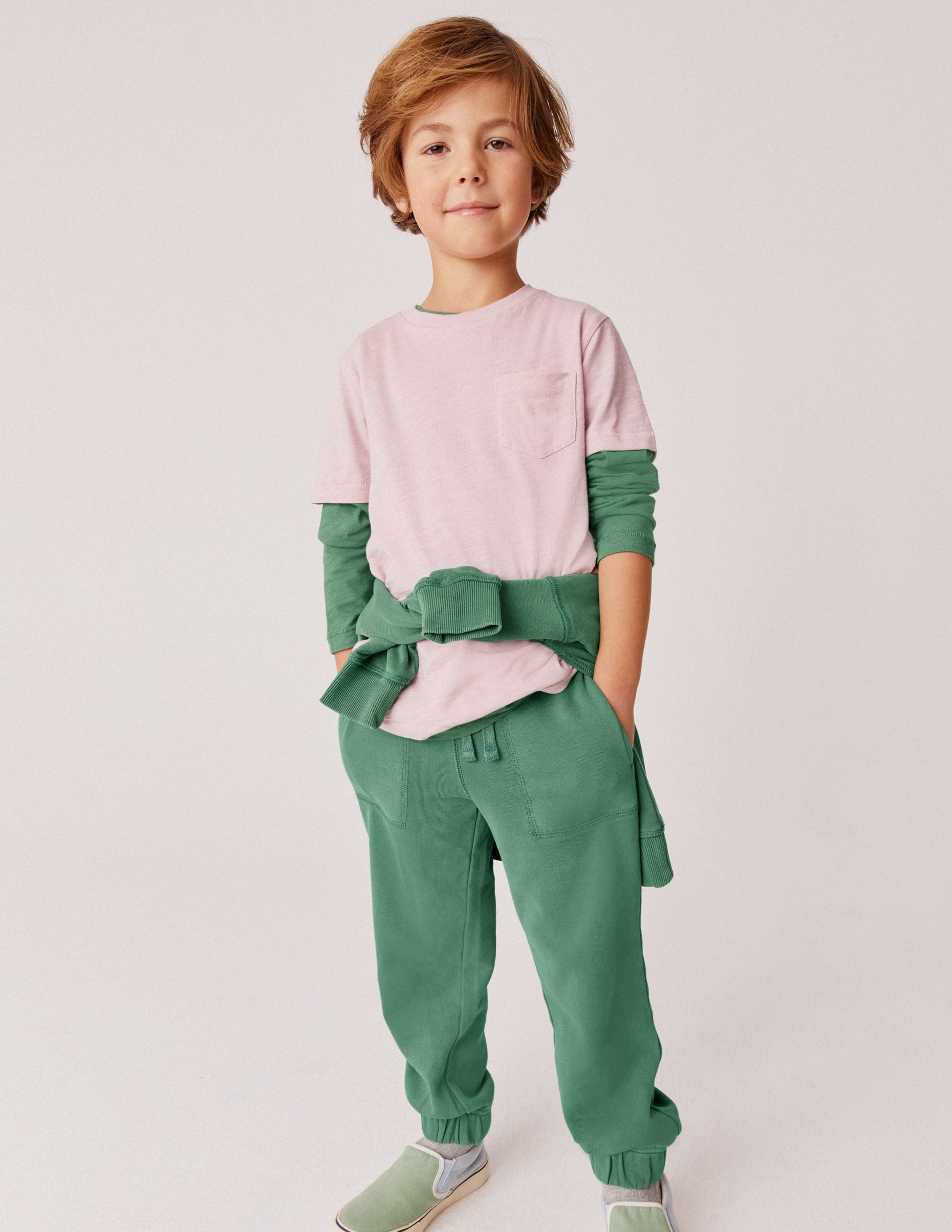 Washed Slub T-shirt-French Pink-4