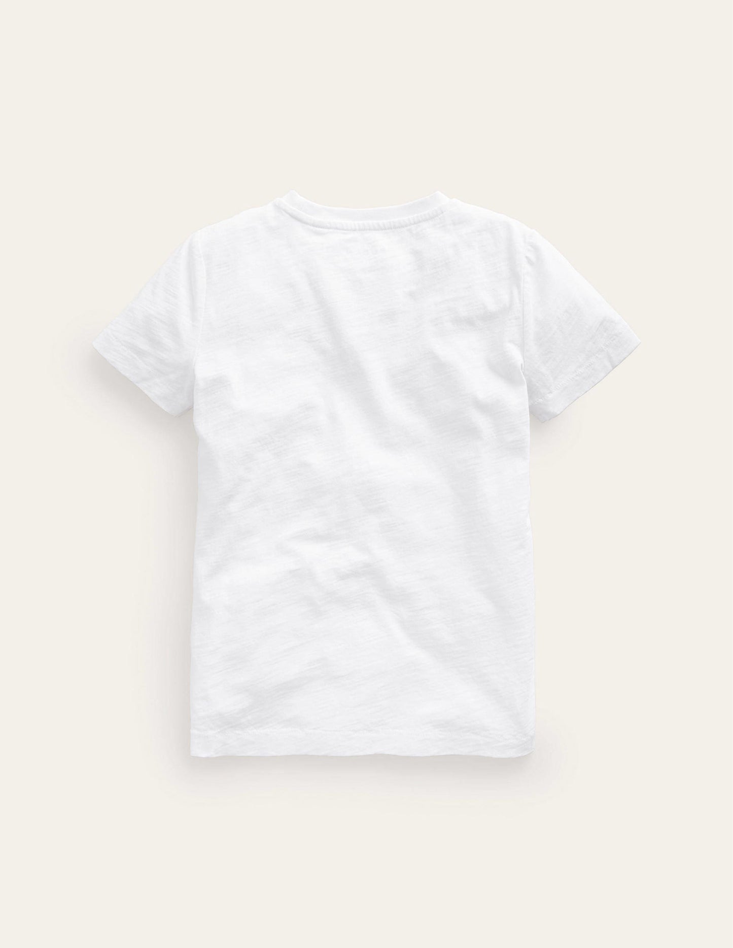 Washed Slub T-shirt-White