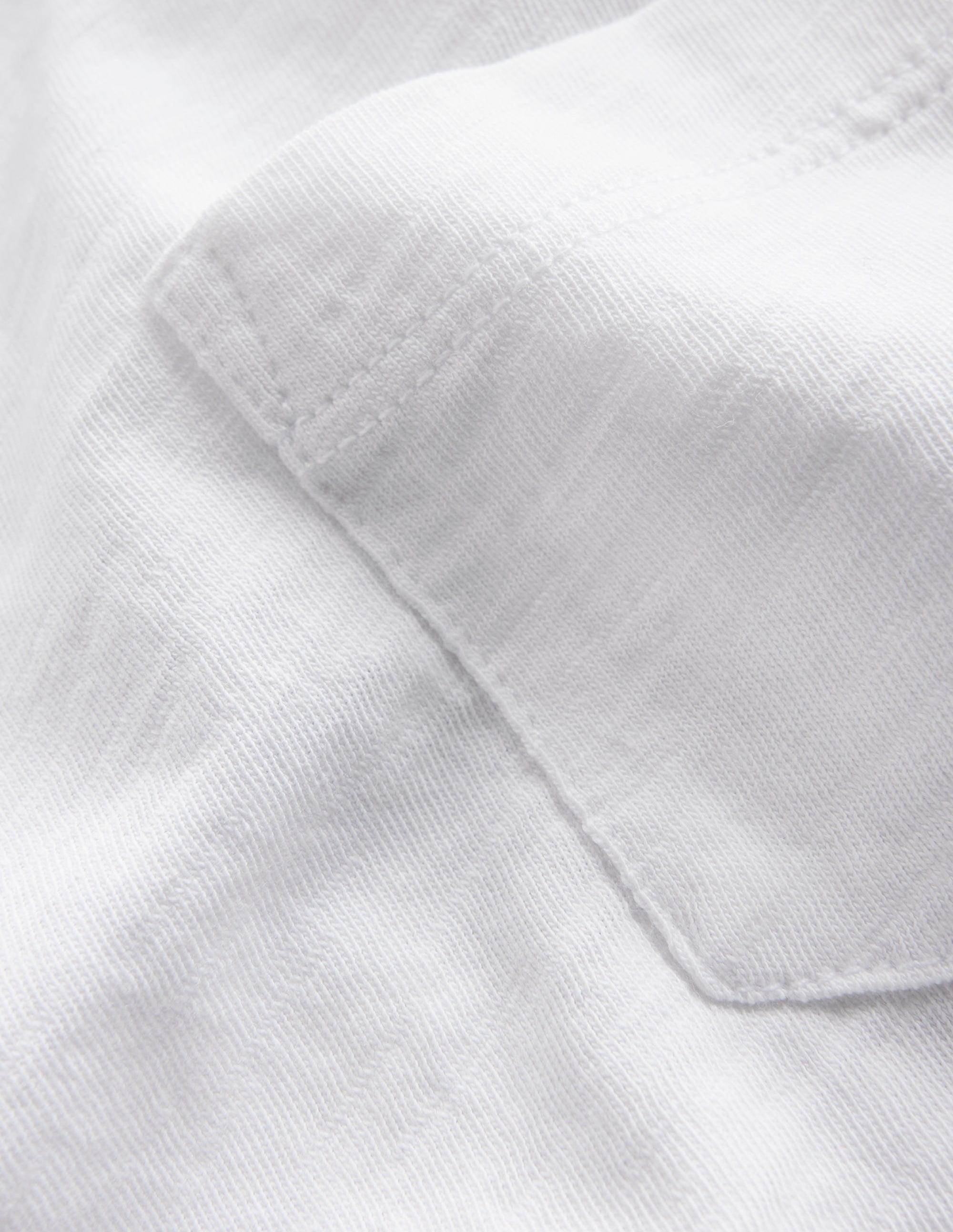 Washed Slub T-shirt-White - Image 3