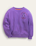 Logo Sweatshirt-Aster Purple