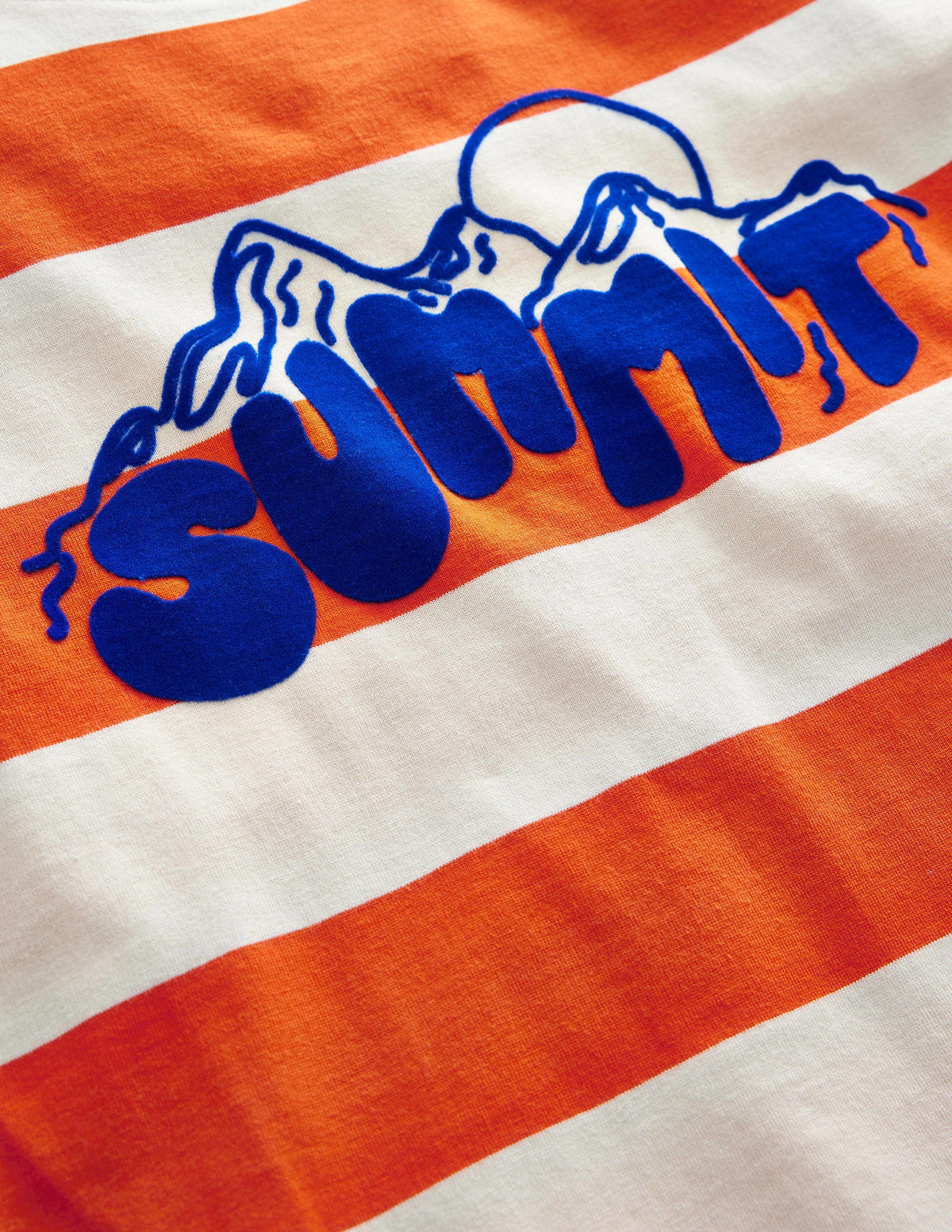 Slogan T-shirt-Mandarin Orange/Vanilla Summit - Image 3