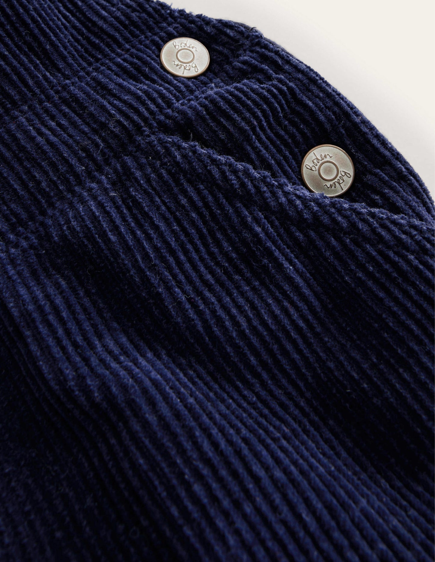 Cord Utility Dungarees-College Navy