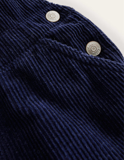 Cord Utility Dungarees-College Navy-4