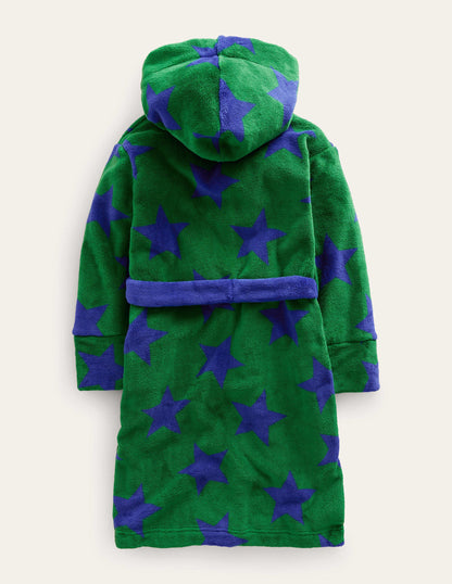 Cosy Dressing Gown-Star Print-2