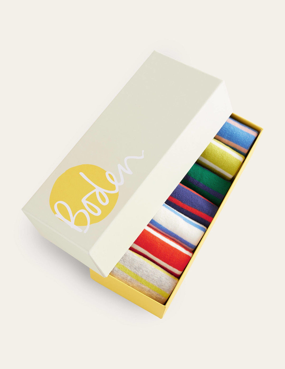 Sock Box 7 Pack-Breton Stripe - Image 2