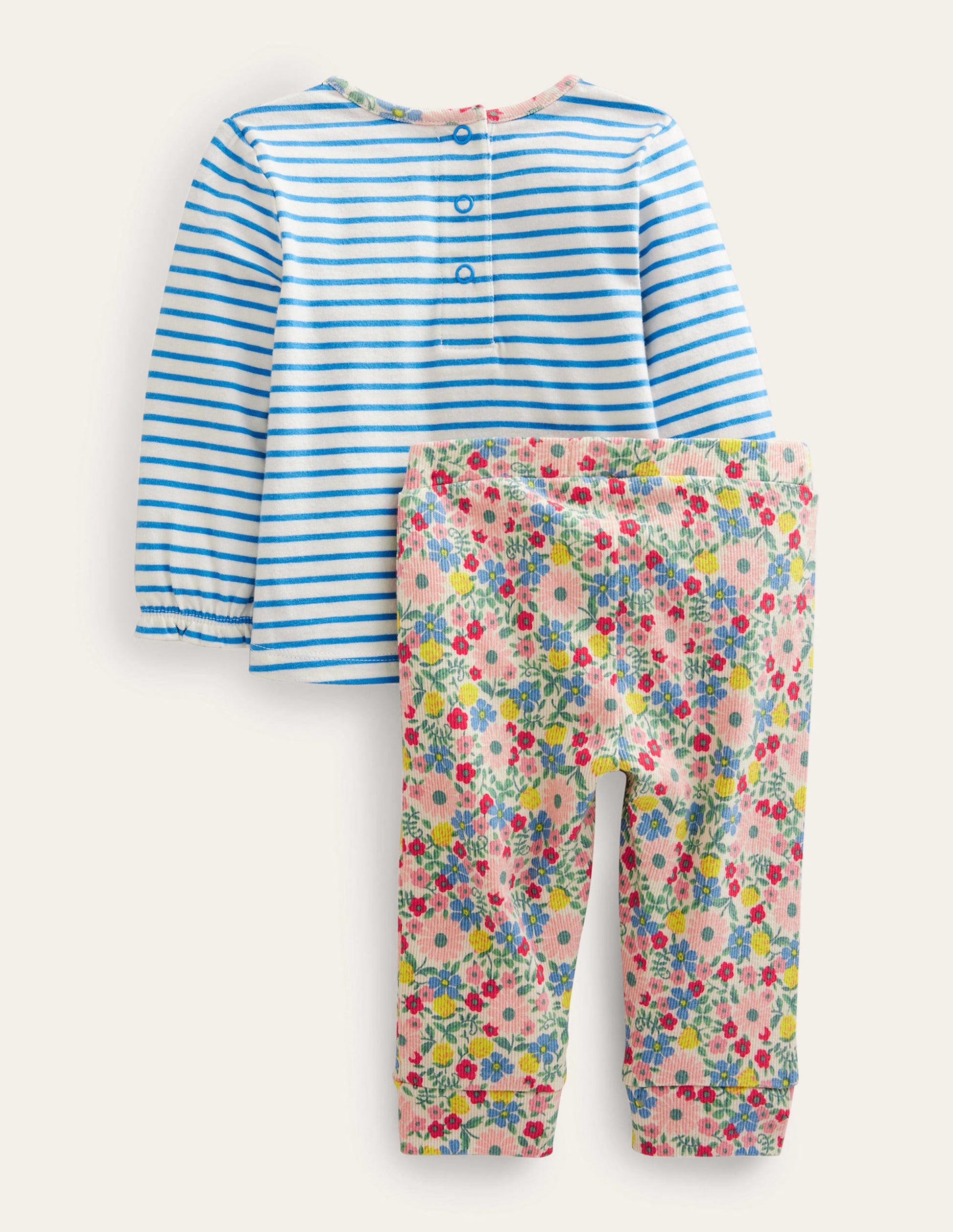 Jersey Logo Pocket Playset-Vanilla Pod Baby Fossil Floral-2
