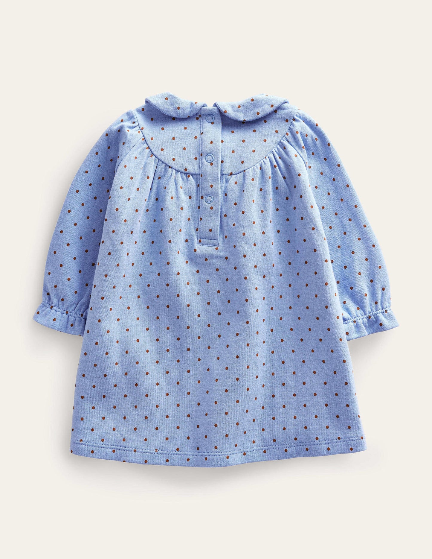 Double Sided Jersey Dress-Brunnera Butterscotch Brown