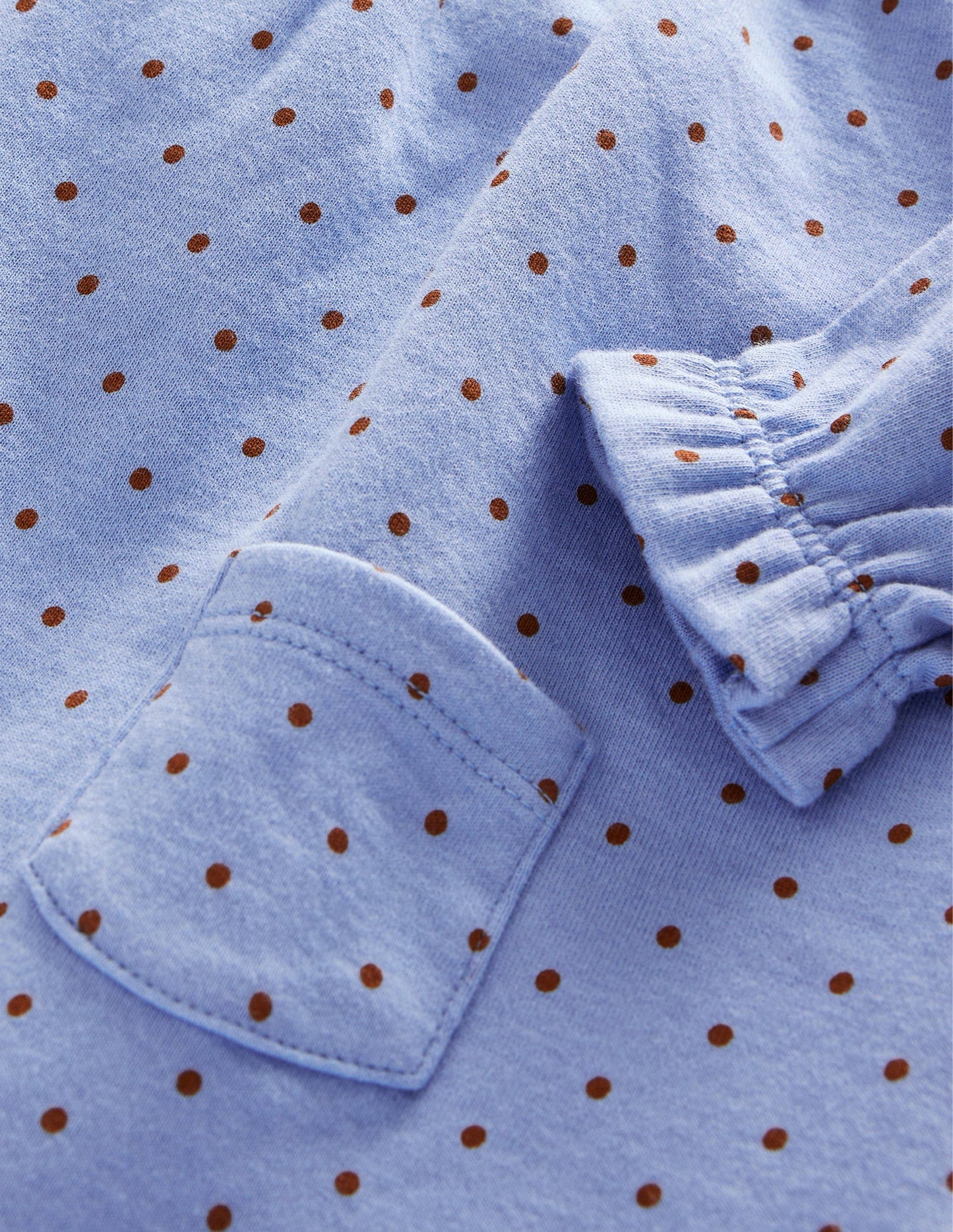 Double Sided Jersey Dress-Brunnera Butterscotch Brown