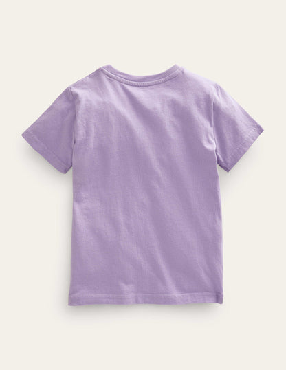 Animal Facts T-shirt-Misty Lavender Lizard-8