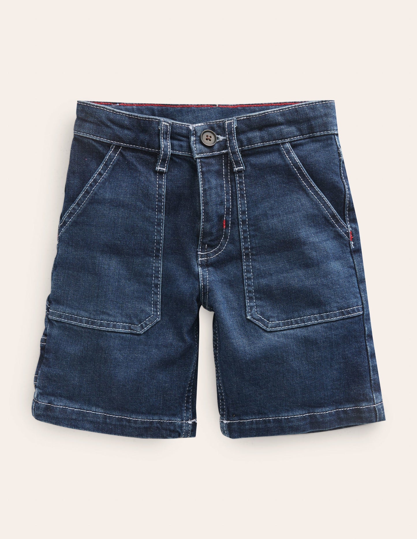 Canvas Carpenter Shorts-Mid Wash