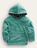 Towelling Hoodie-Cove Blue