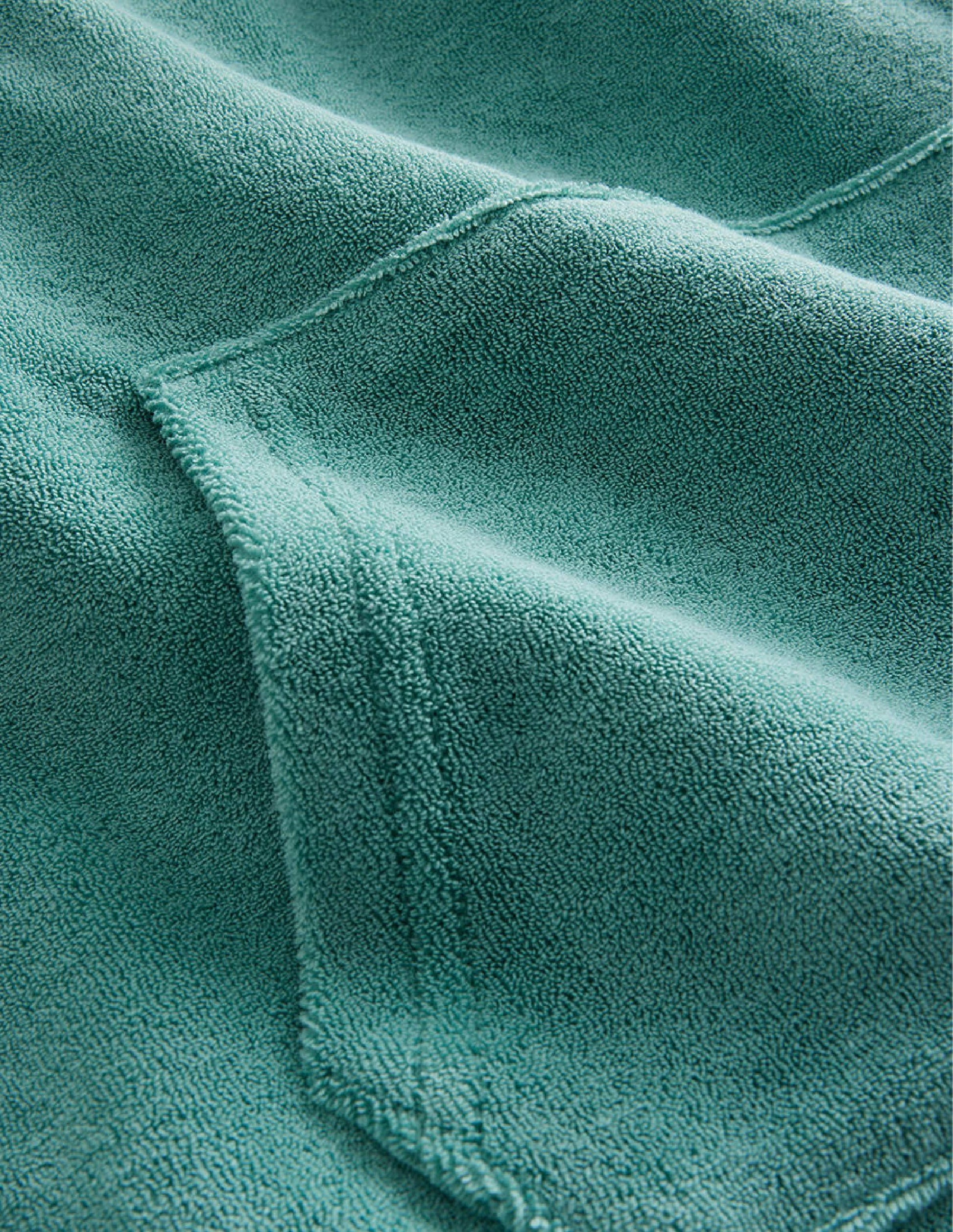 Towelling Hoodie-Cove Blue-3