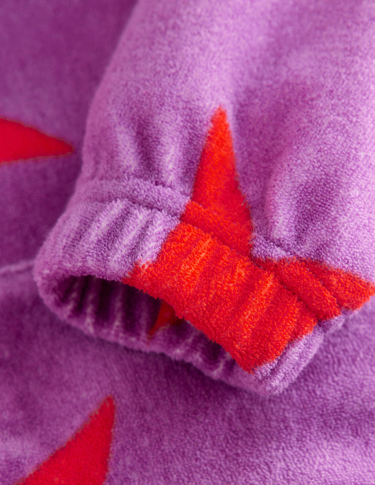 Towelling Hoodie-Radiant Orchid Star-3