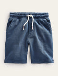 Garment Dye Shorts-Robot Blue