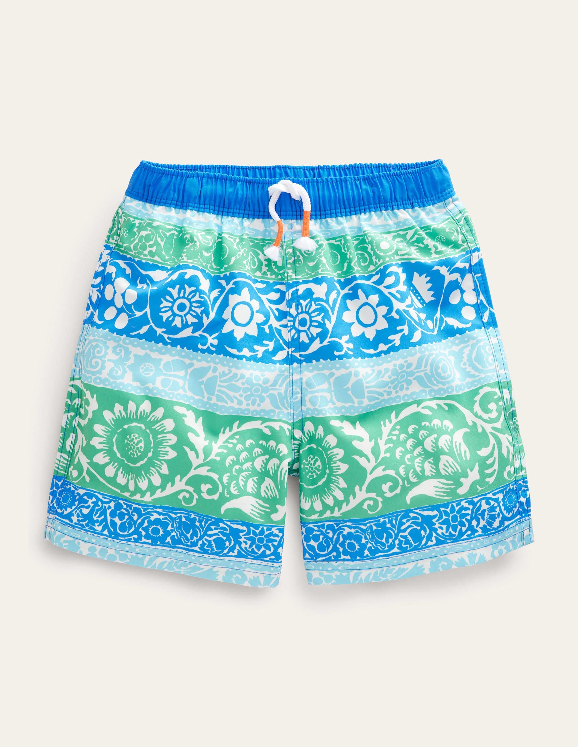 Swim Shorts-Multi Colour Stripe - Image 1