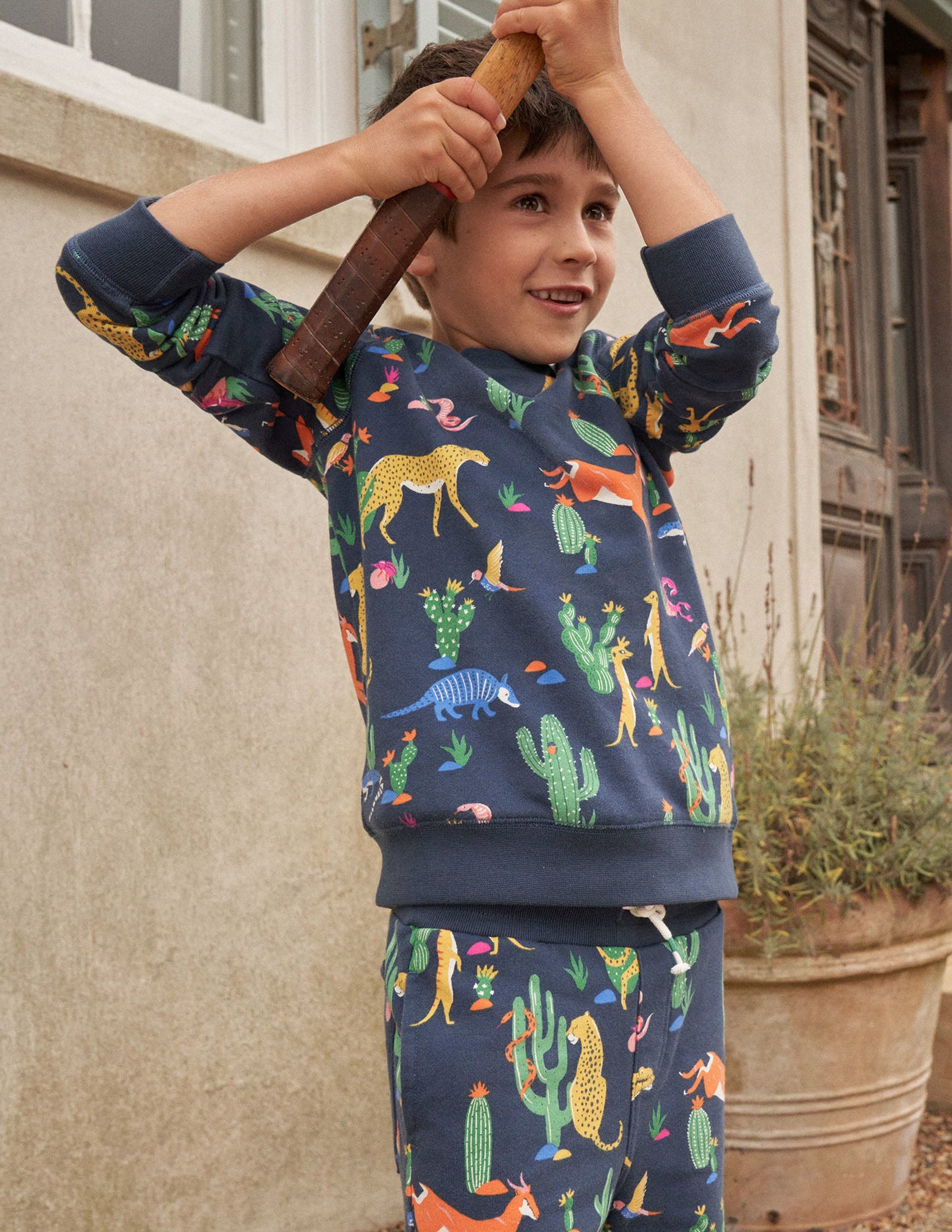 Supersoft Sweatshirt-Multi Animal-4
