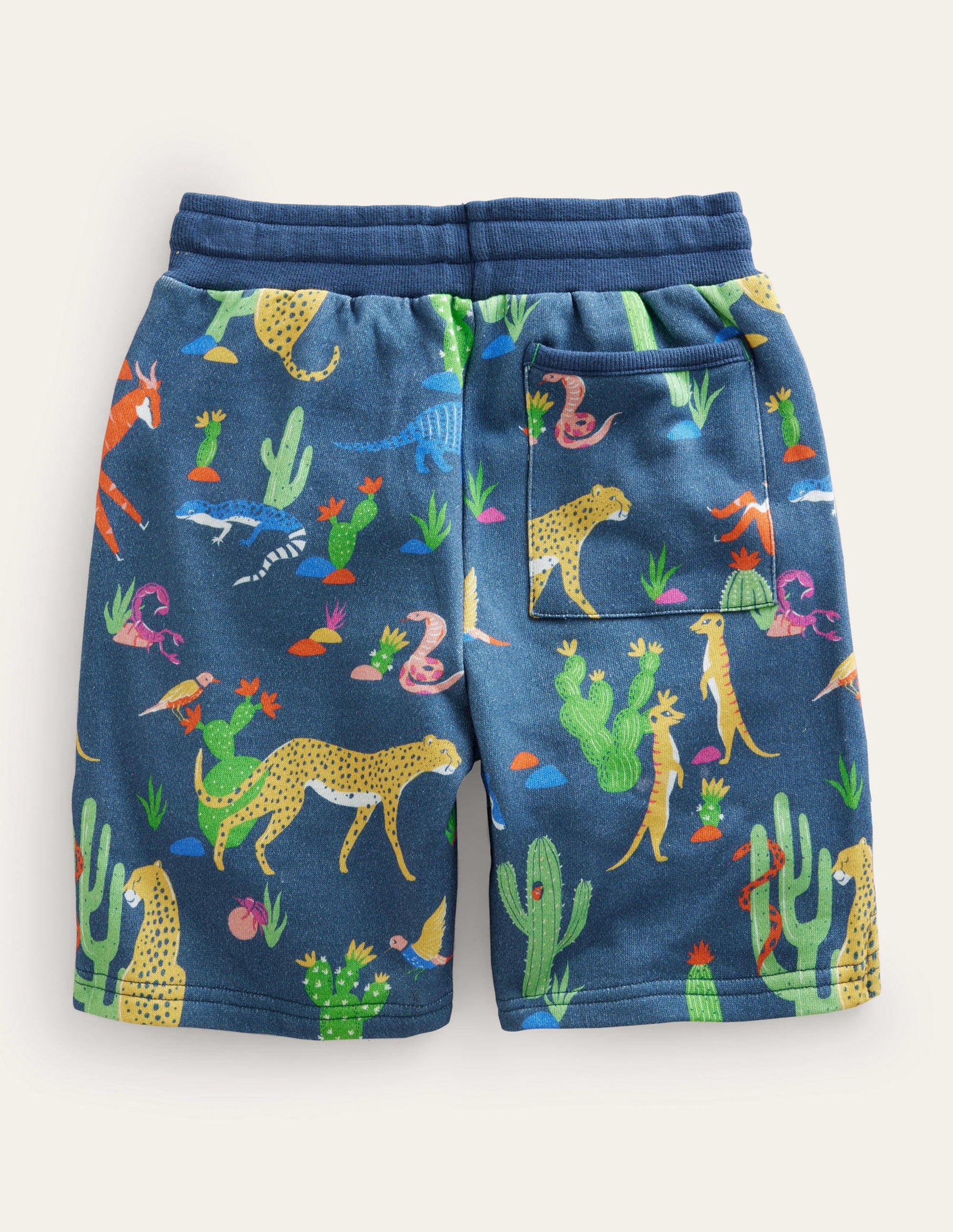 Printed Jersey Shorts-Multi Animals-2