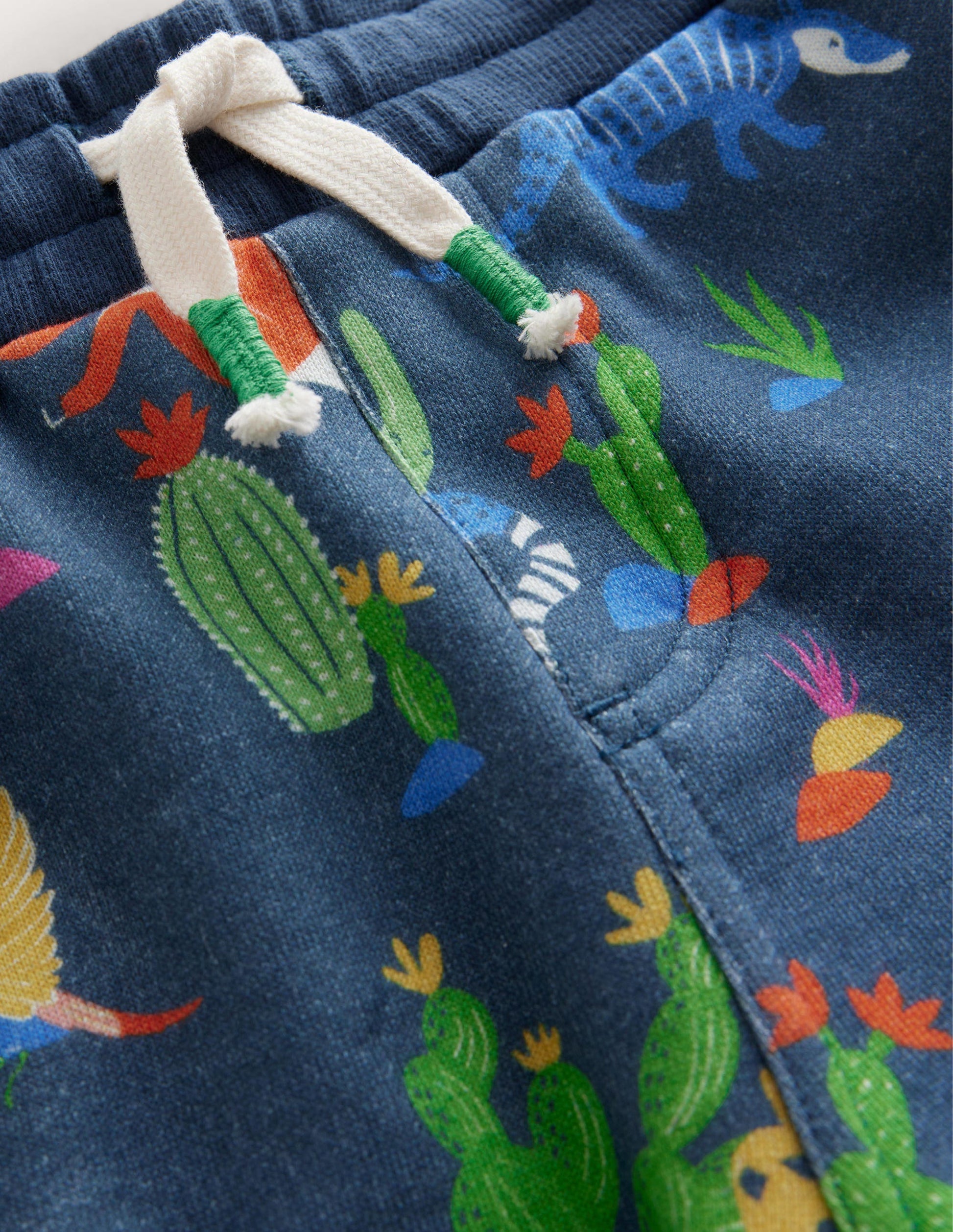 Printed Jersey Shorts-Multi Animals-3