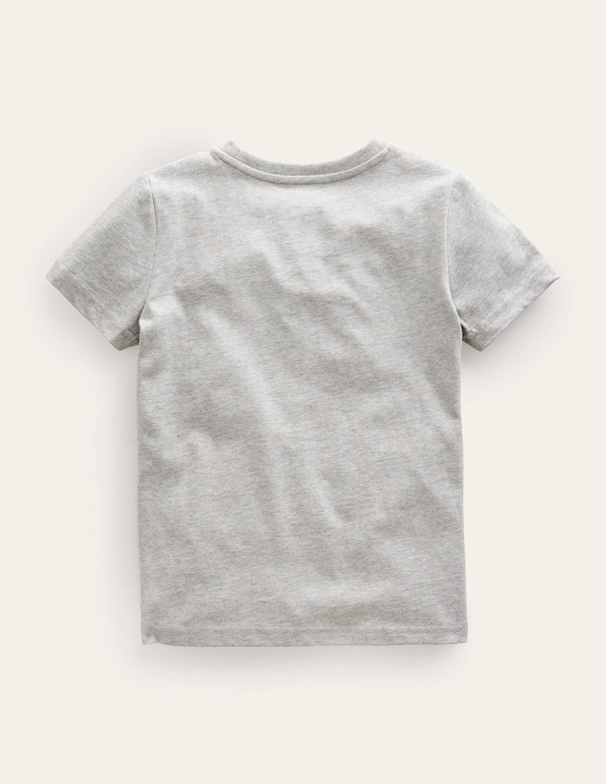 Novelty T-shirt-Grey Marl Dog-2