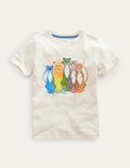 Graphic-Print Cotton T-Shirt-Vanilla Pod Cats