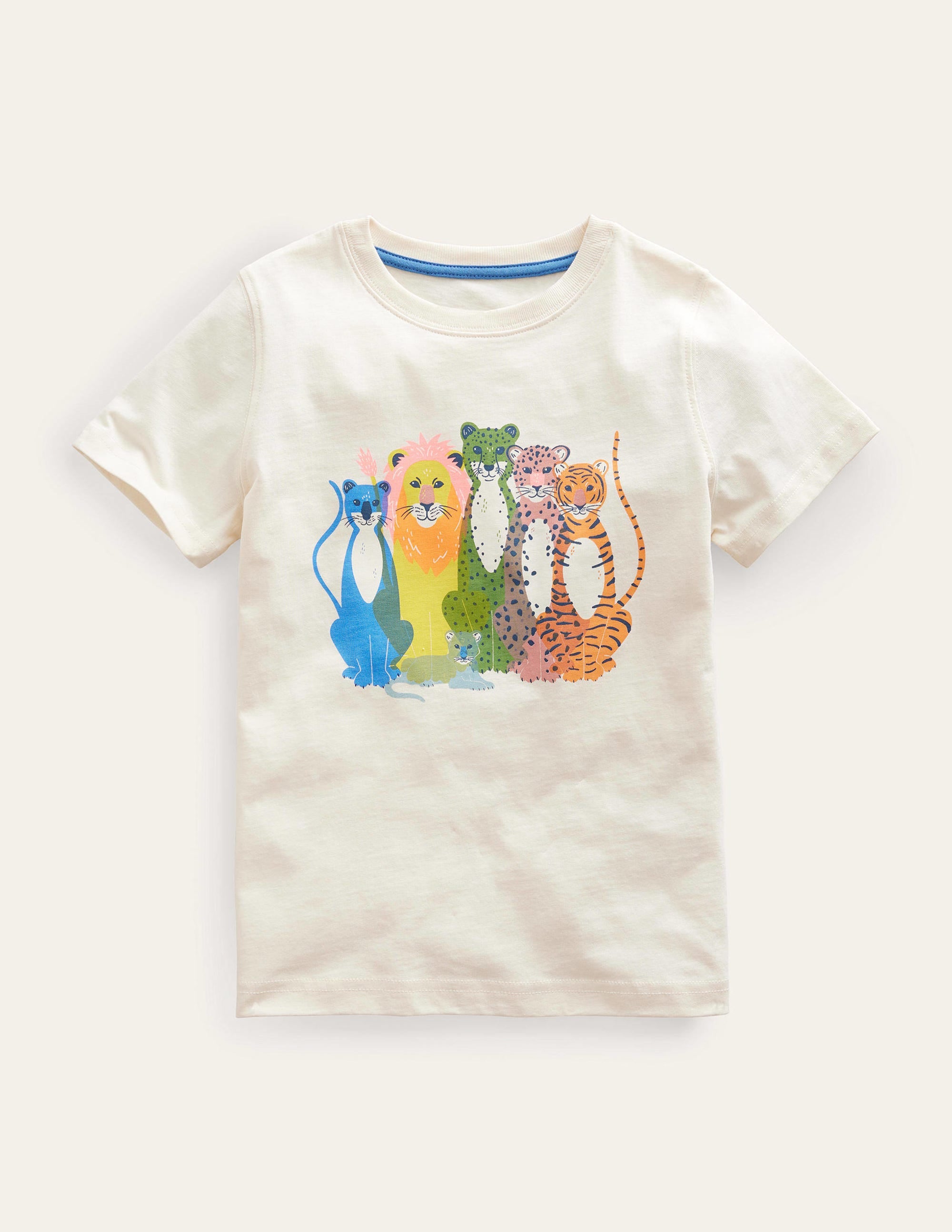 Graphic-Print Cotton T-Shirt-Vanilla Pod Cats - Image 1