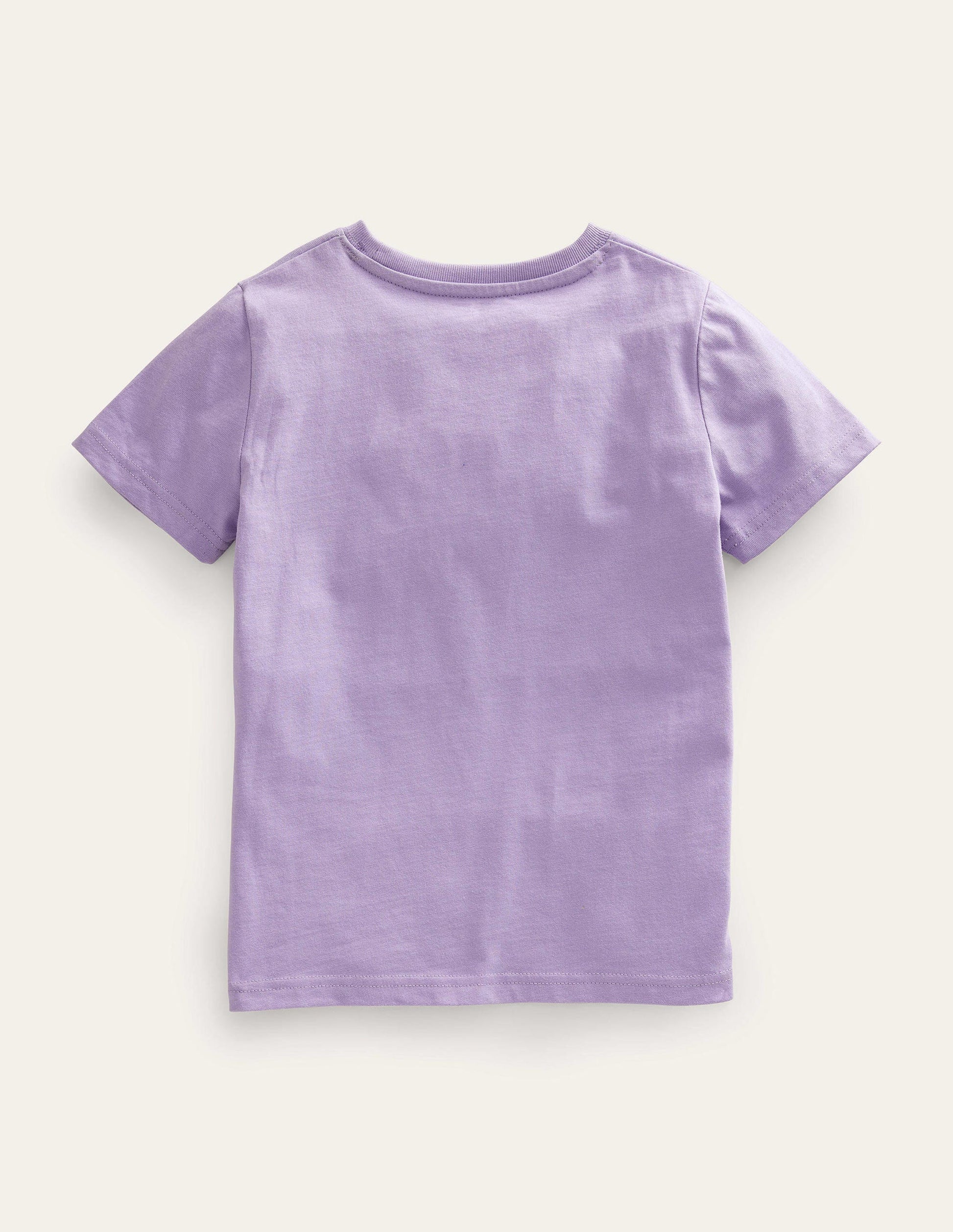 Graphic-Print Cotton T-Shirt-Misty Lavender-2
