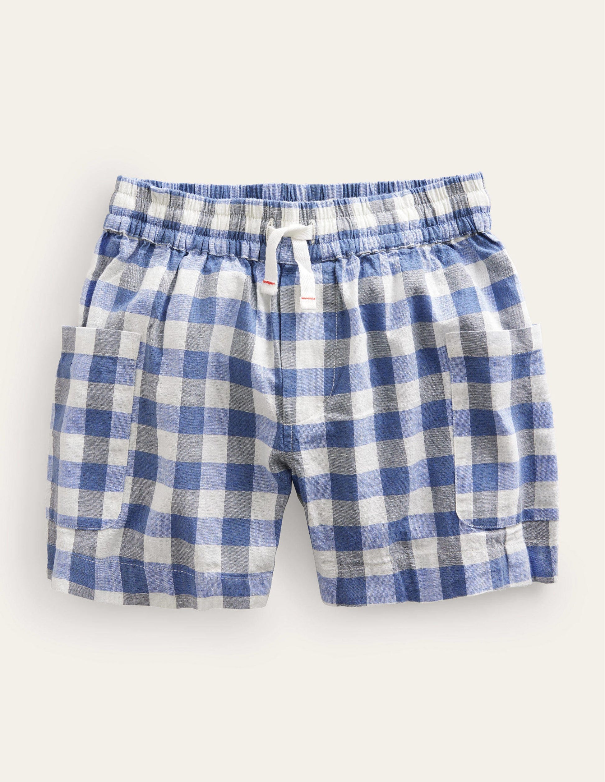 Pocket Shorts-Delft Gingham-1