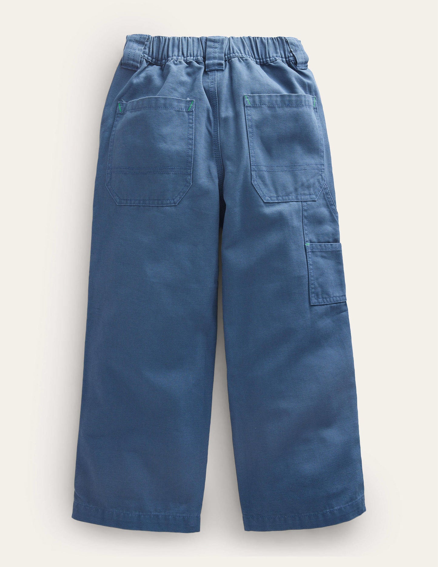 Canvas Trousers-Robot Blue