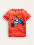 Front-and-Back T-shirt-Orange Beach Buggy