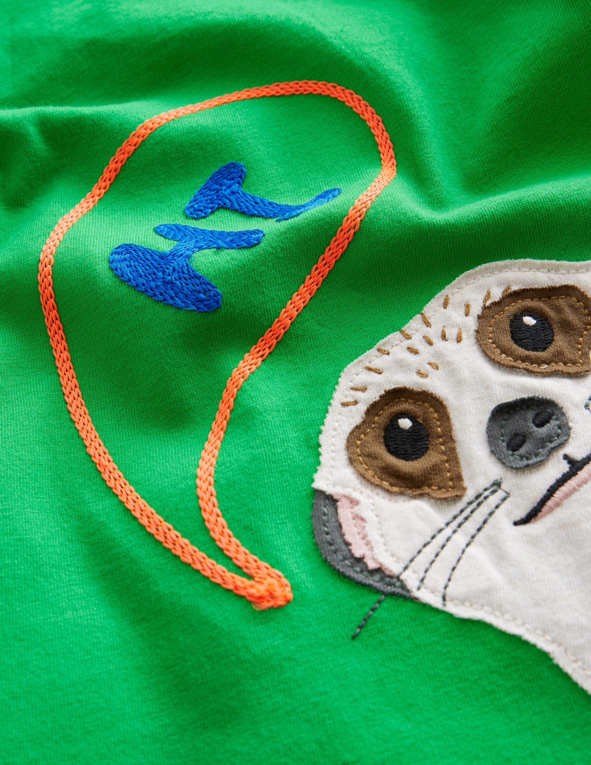 Front-and-Back T-shirt-Bright Green Meerkat - Image 3