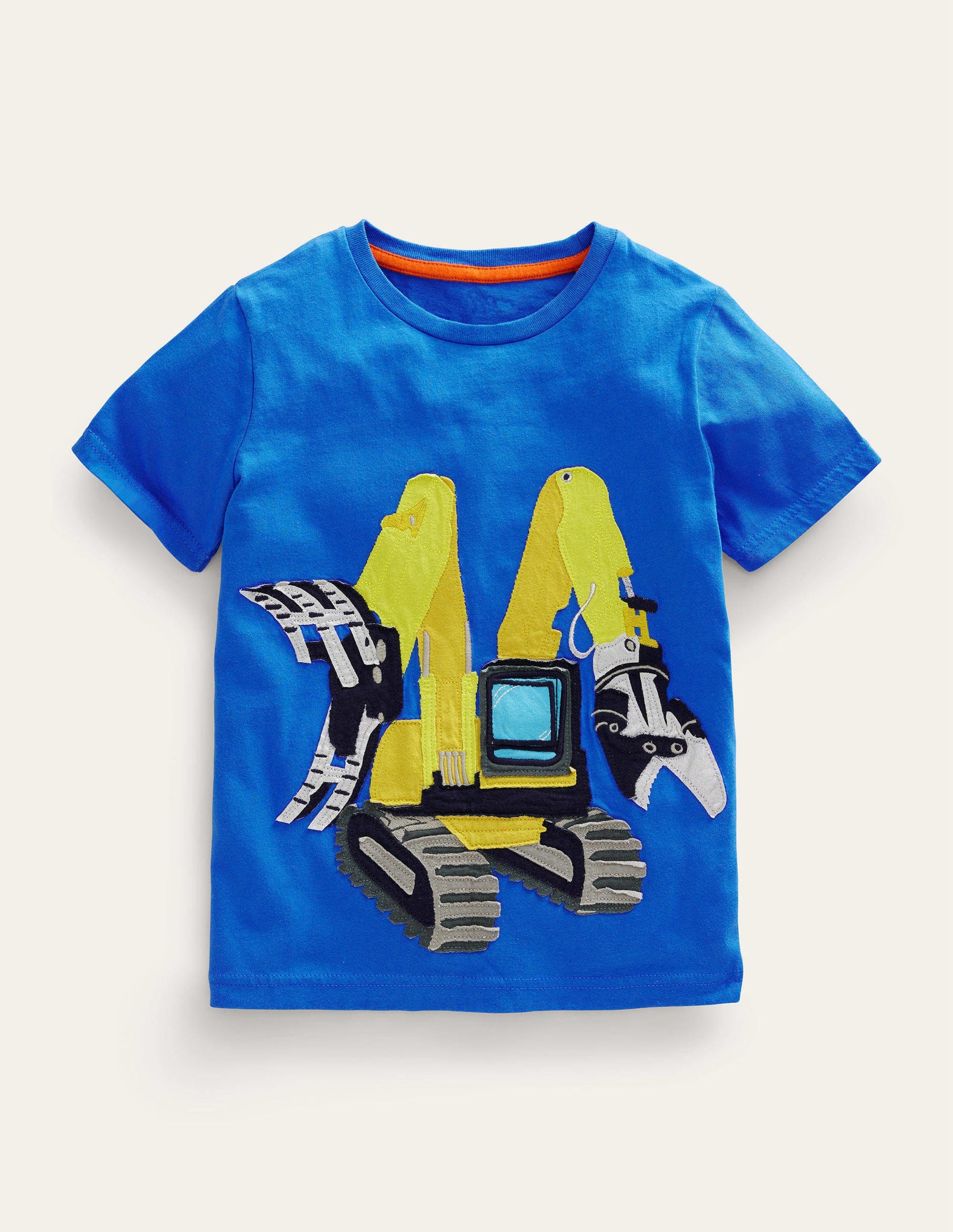 Appliqué T-shirt-Cabana Blue Digger-1